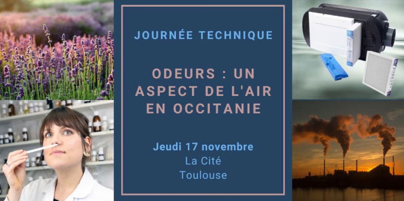 Journée Technique "Odeurs : un aspect de l'air en Occitanie"