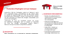 Télécharger le PDF "Production d'hydrogène vert par triptyque"